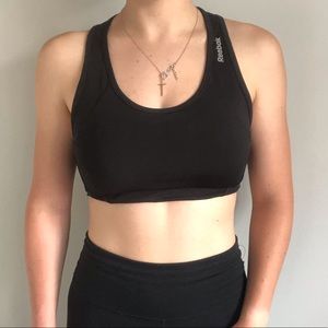 Reebok Black Sports Bra